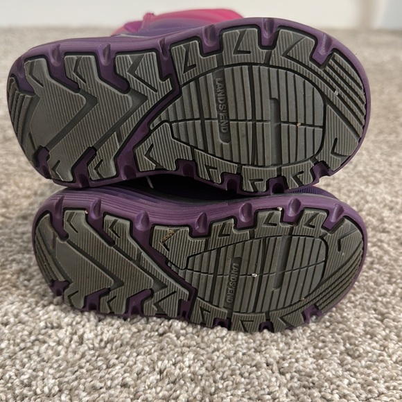 Lands End Toddler Snow Flurry Insulated Winter Boots Size 7 - Picture 4 of 5